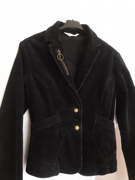 Manchesterové slim sako do pása, xs