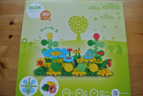 Edukačná stavebnica vista blok flora 4 - 85 dielov, 