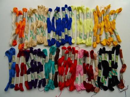 Priadza na vyšívanie, 