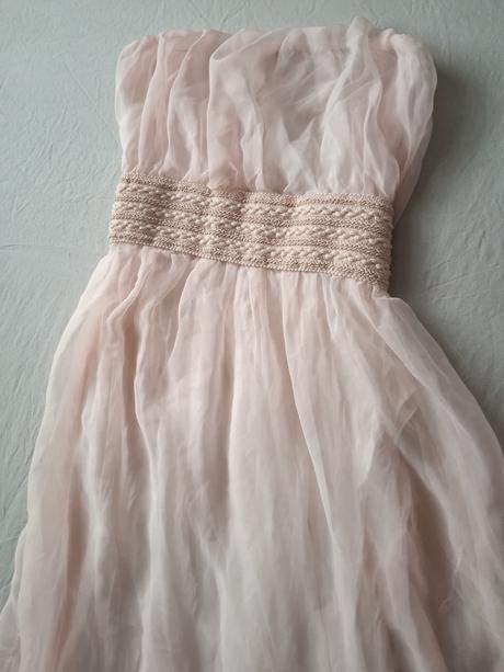 Svetlo ružové šaty s/m, s