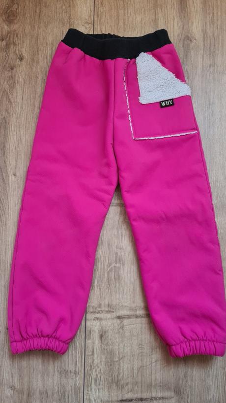 Softshellove (barancek vnutri) nohavice, 110