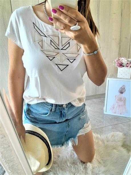 Tričko s výšivkou-l, l