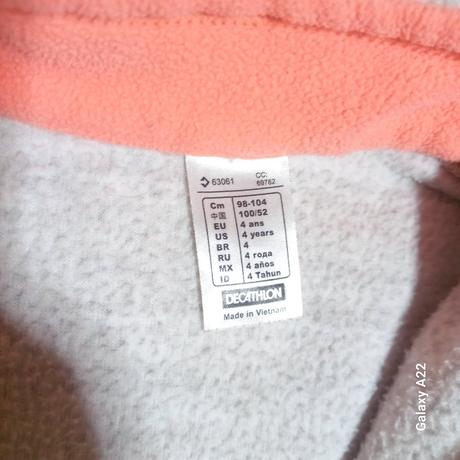 Flisová mikina, quechua,98