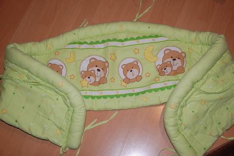 Súprava s mackom na postieľku,