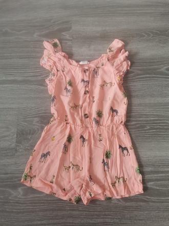 Kraťasový overálik, h&m,116