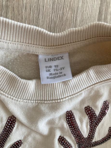 Lindex mikina 92 vianoce, lindex,92