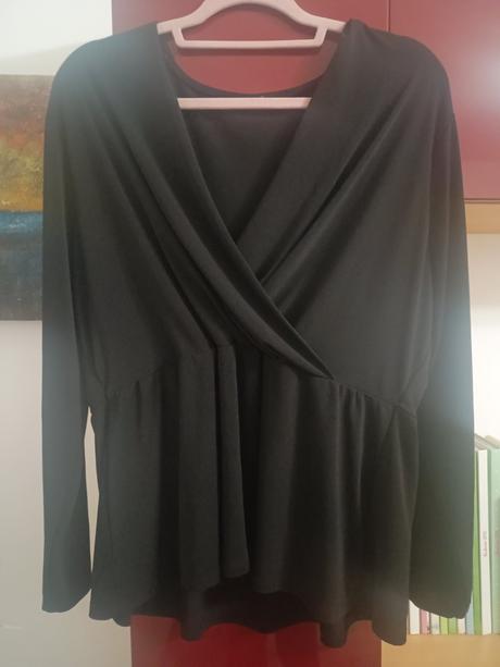 Čierna blúzka, h&m,46