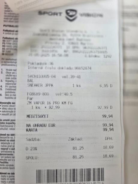 Tenisky air max vapor, nike,40
