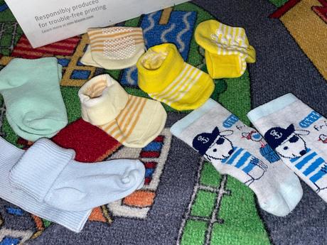 Rôzne protišmykové ponošticky 9-11cm, c&a,17