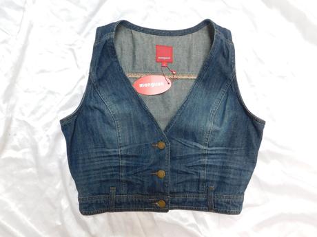 Damska trendy riflova vesta, 36