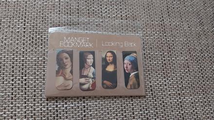 4 knizne magneticke zalozky umenie, 
