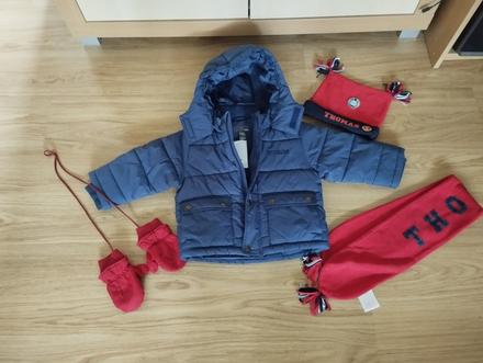 Nenosená vetrovka h&m veľ. 92 a set zimný, h&m,92
