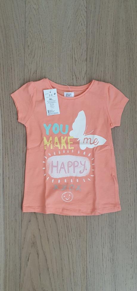 Dievčenské tričko 98, f&f,98