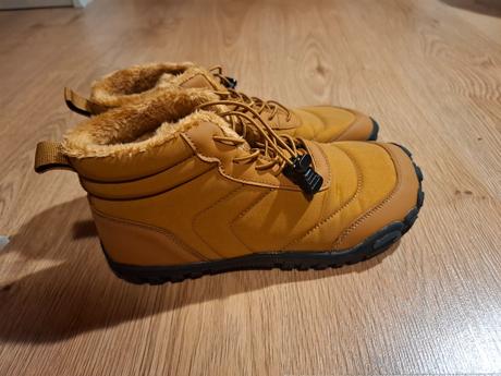 Zateplené topanky barefoot styl, 37