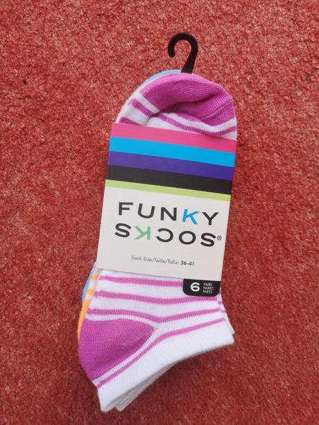 Funky socks dásmke ponožky 6 párov veľkosť 36-41, 36 - 42