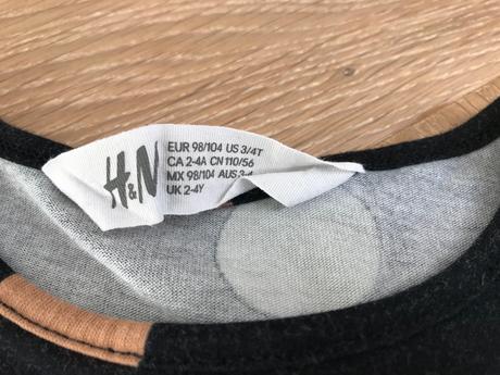 Tričko s bodkami, h&m,98