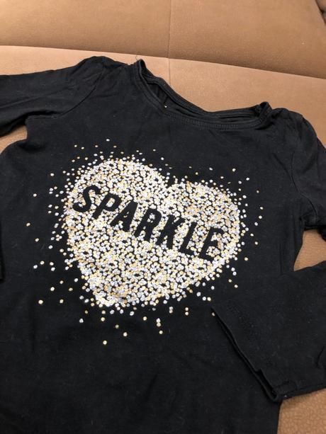 Sparkle tricko, primark,116