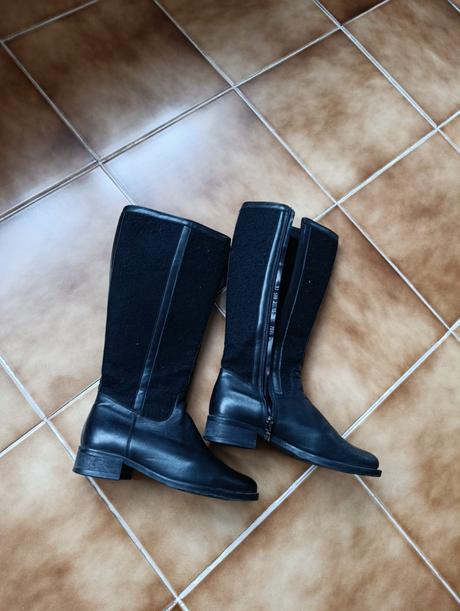 Čierne elegantné čižmy, 36