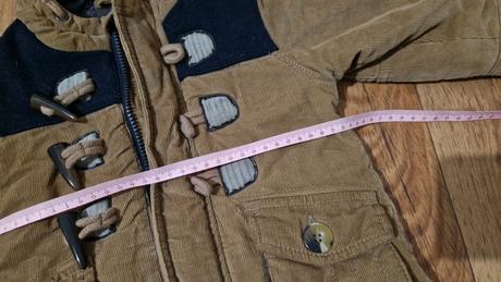 Menčestrový kabátik 12-18m, 86