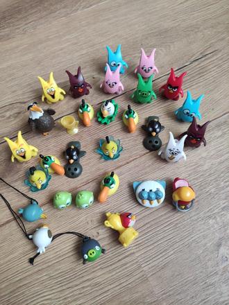 Postavicky angry birds z kinder,