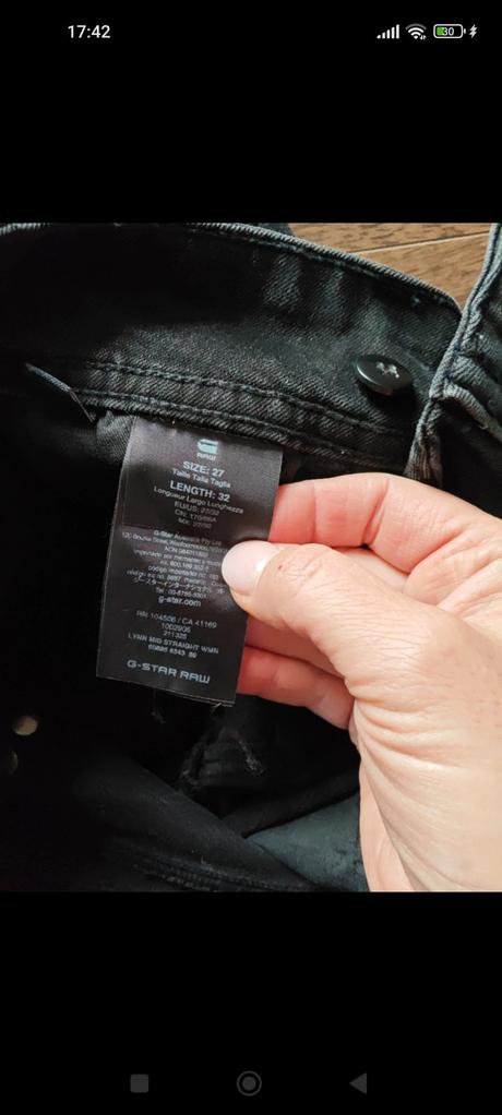 Dámske rifle, g-star raw,s