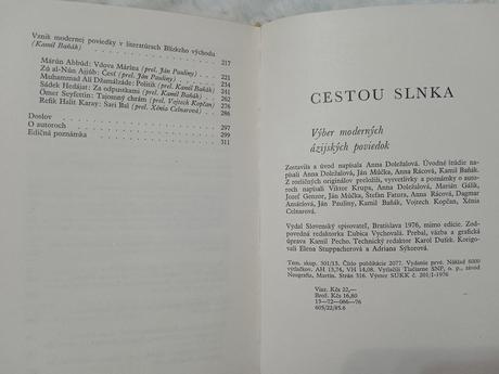 Ázijské poviedky, 1976,