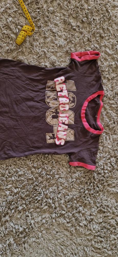 Tricko retro jeans, s