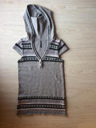 Pletená vesta/šaty, m