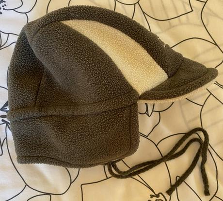 Teplý vak kožušinka - pletenina  + čiapka, 74