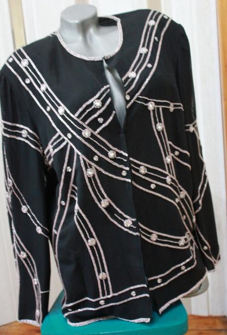 Bohato zdobeny kabatik pc 159e, xxl