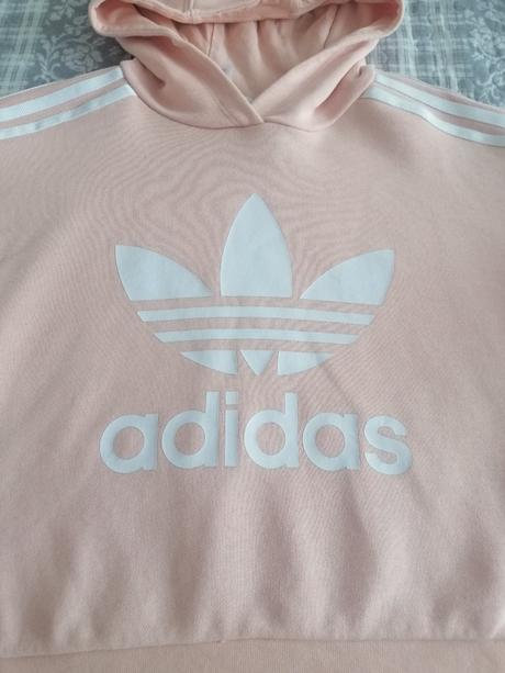 Mikina crop-top, adidas,158