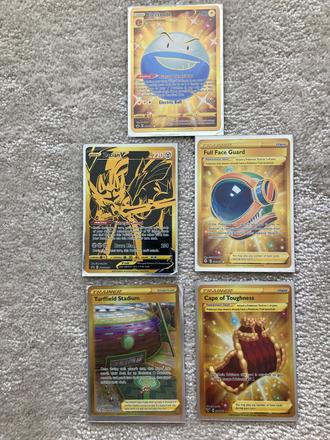 Pokemon gold 20eur/karta, 