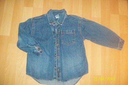 Riflová košeľa-kuk miery, old navy,104