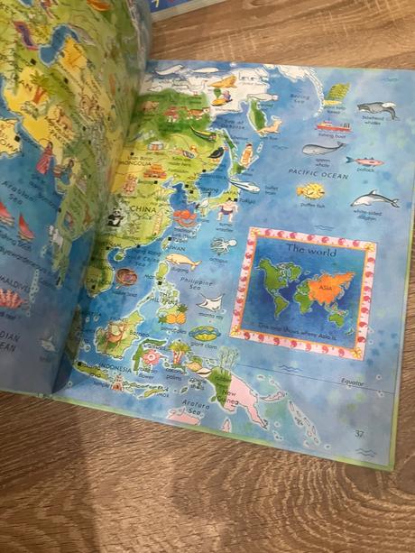Anglický atlas pre deti usborne, 