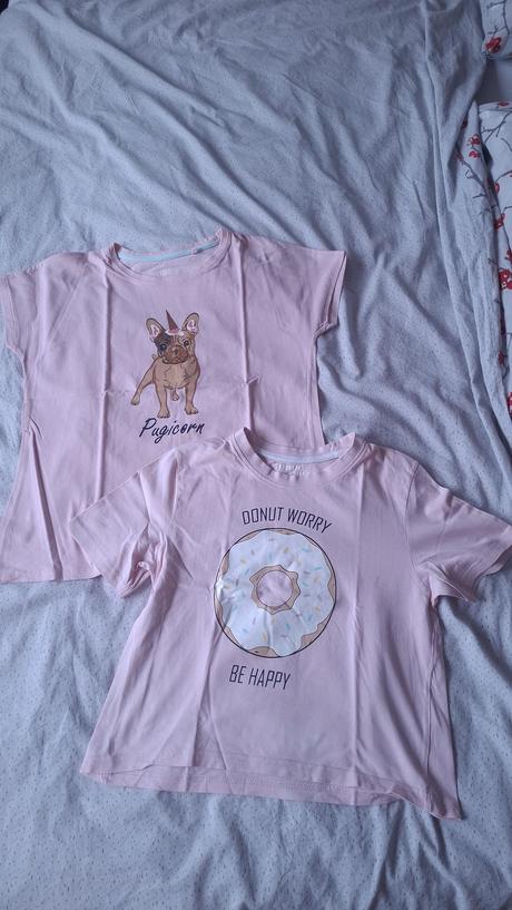 2x dievčenské tričká, pepperts,164