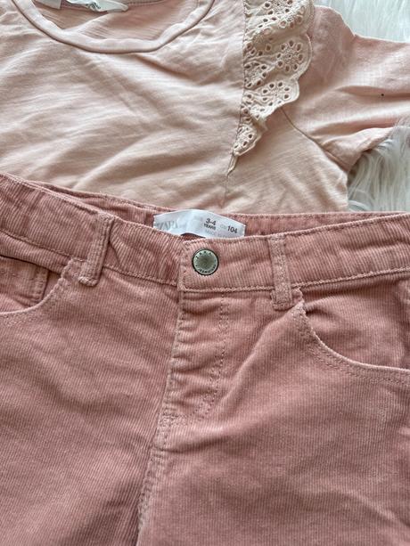 Menčestrové nohavice zara, zara,104