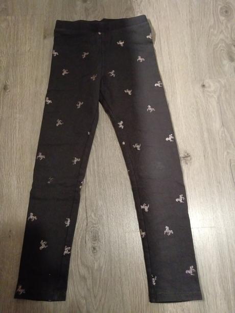 Zateplené legíny, h&m,128