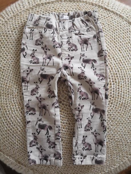 Menčestrové nohavičky so srnkami, pepco,86