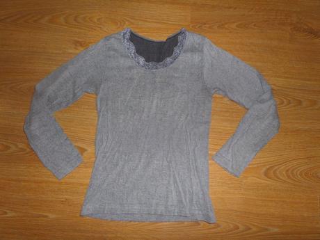 Tričko s čipkou, m