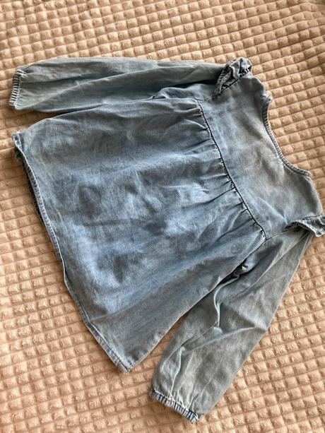 Riflová blúzka, h&m,98