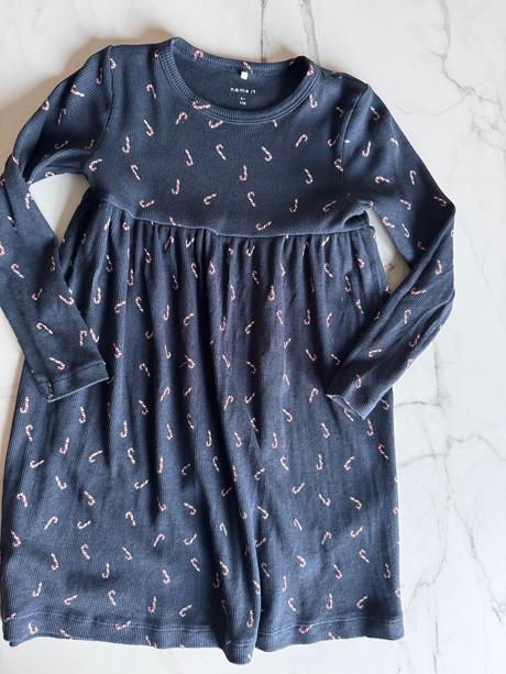 Detske šaty s vianočným vzorom 110 name it, name it,110