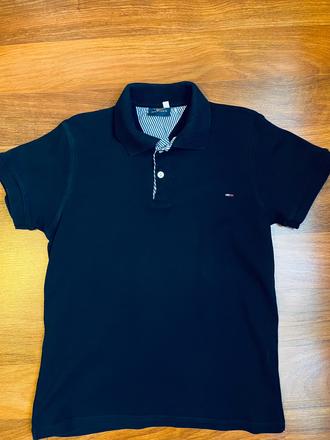 Tmavomodrá polokošeľa, 158