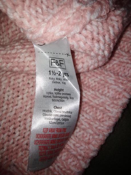 Nový svetrik, tesco,92