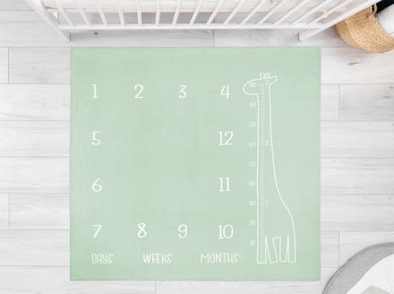 Pamätná podložka na fotky mušelín/gázovina žirafa,