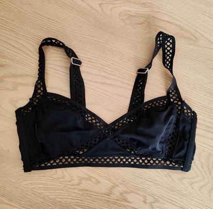 Plavky čierne vrchný diel, xs