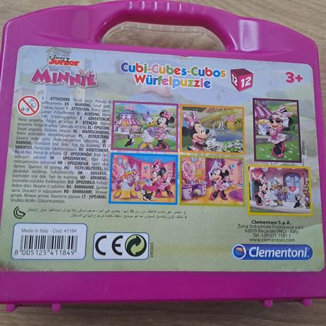 Plastové kocky minnie, 