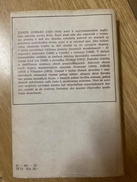 Kniha- černoch z lode narcissus -tajfún, 