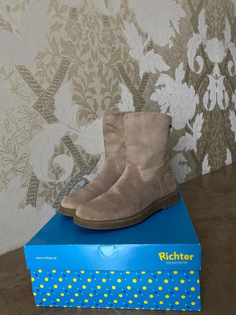 Semišové čižmy, richter,35