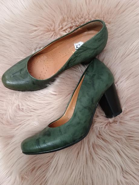 Dámske kožené lodičky 890b, 36