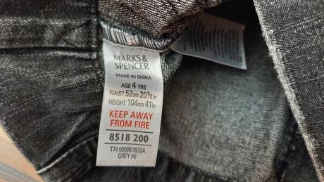 Rifľová sukňa, marks & spencer,110